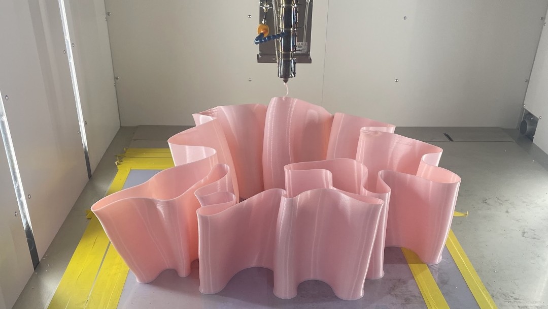 大型3Dプリンターによる立体造形の製作工程
